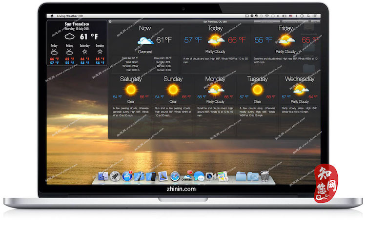 Living Weather HD Mac软件下载免费尽在知您网
