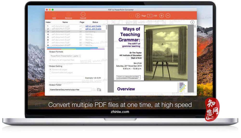 PDF to PowerPoint Converter Mac软件下载免费尽在知您网