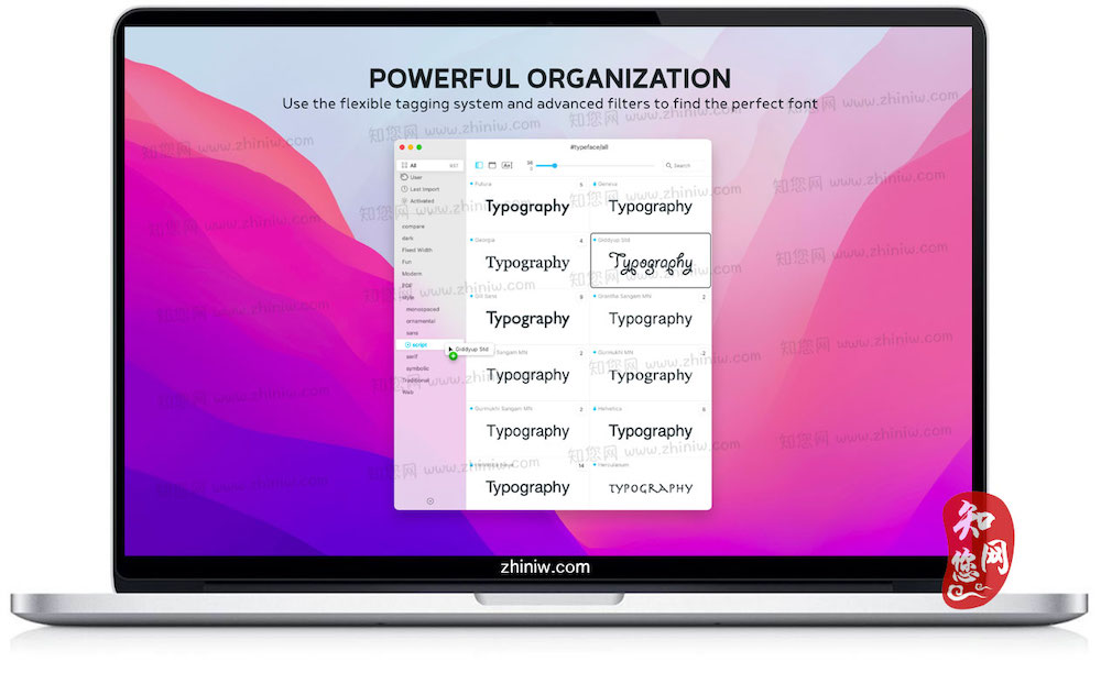 Typeface Mac软件下载免费尽在知您网