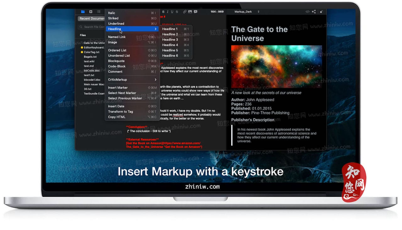 MarkMyWords Mac软件下载免费尽在知您网