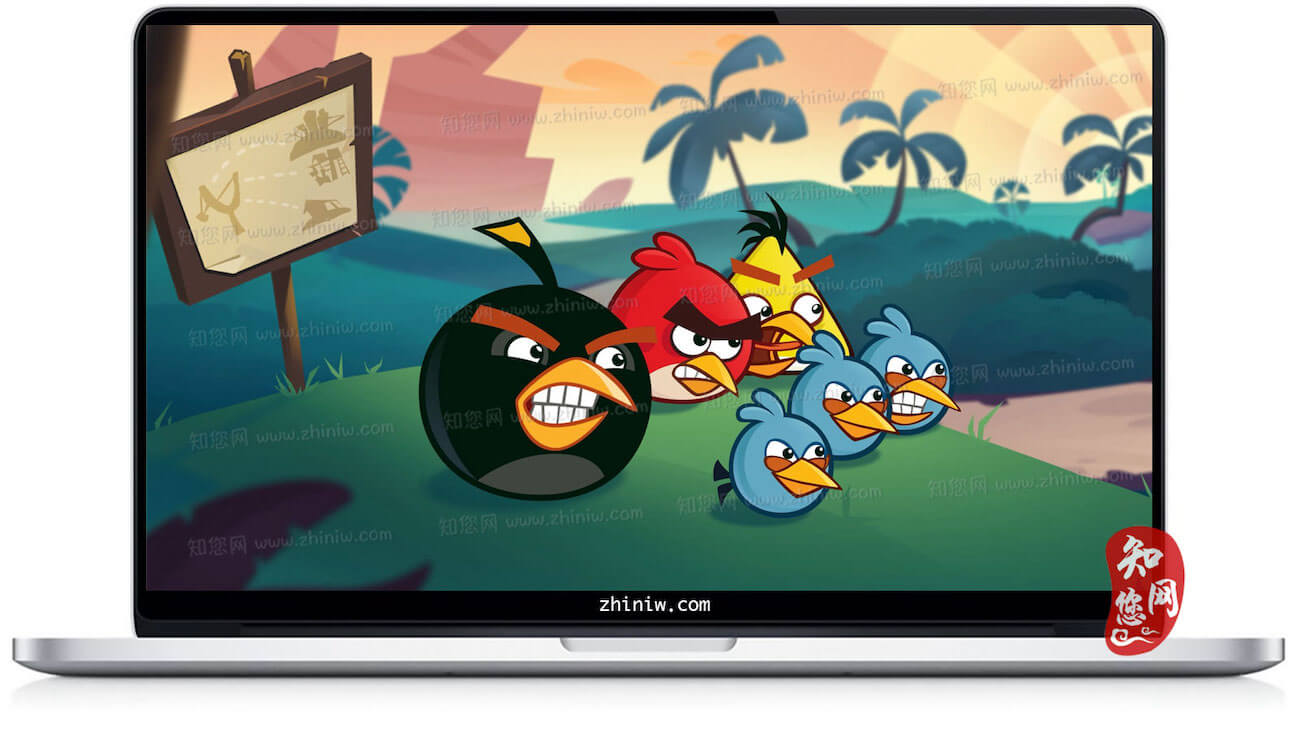 愤怒的小鸟重制版(Angry Birds Reloaded) Mac游戏破解版知您网免费下载
