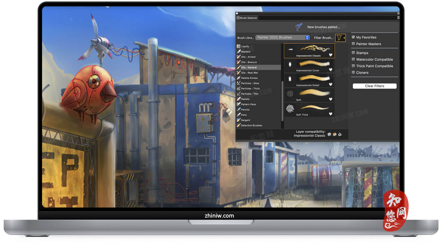 Corel Painter 2023 Mac软件下载免费尽在知您网zhiniw.com