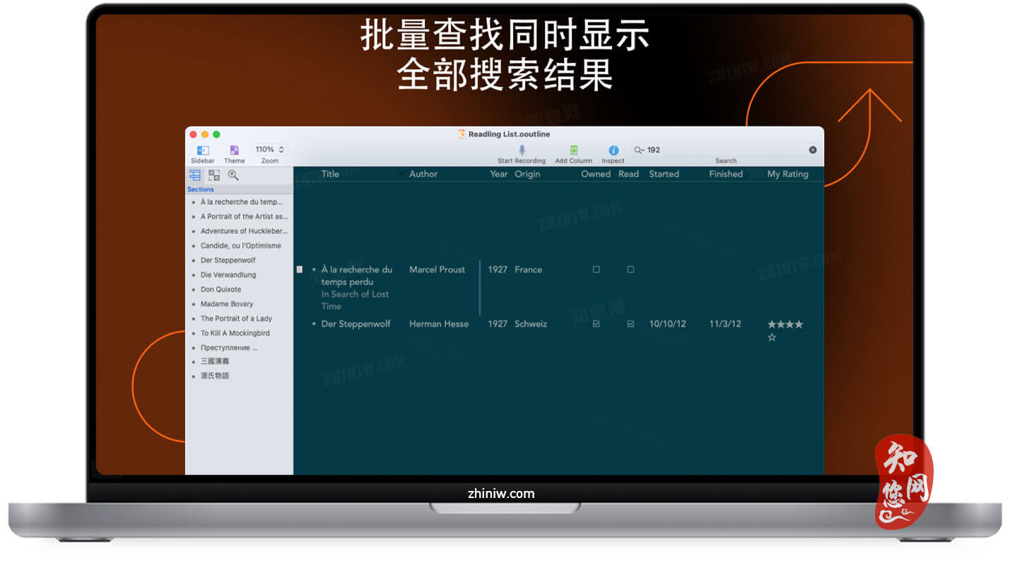 OmniOutliner Mac软件下载免费尽在知您网zhiniw.com