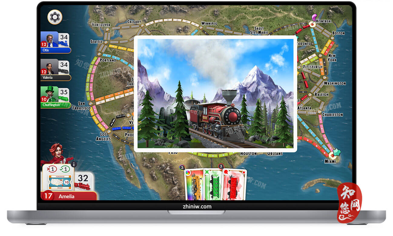 Ticket to Ride® Mac游戏下载免费尽在知您网zhiniw.com